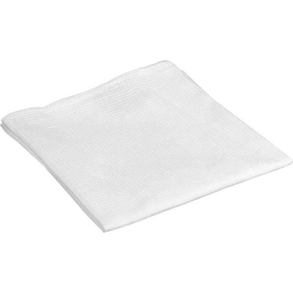 Полотенце (протирочное полотно) вафельное 40x80 см 160 г/кв.м белое 3515