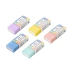 Ластик Deli Macaron ПВХ прямоугольный 50x20x10 мм в картонном диспенсере EH02200 1277758 - МСК «Форвард»