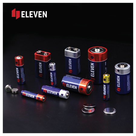 Батарейка Eleven AA (LR6) КОМПЛЕКТ 40шт алкалиновая, OS40 301749 - МСК «Форвард»