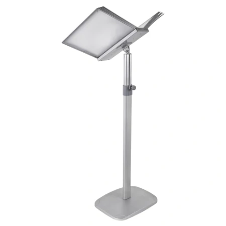 Демосистема напольная на 10 панелей, серые панели А4, регулируемая высота, STAFF, 238334 - МСК «Форвард»