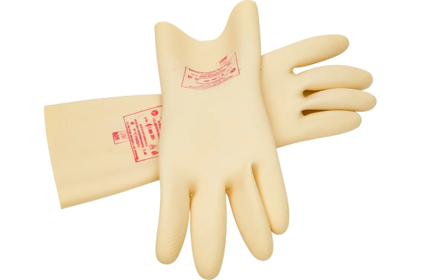 Перчатки диэлектрические латексные бесшовные класс защиты 0 (размер 10, XL) 1382853