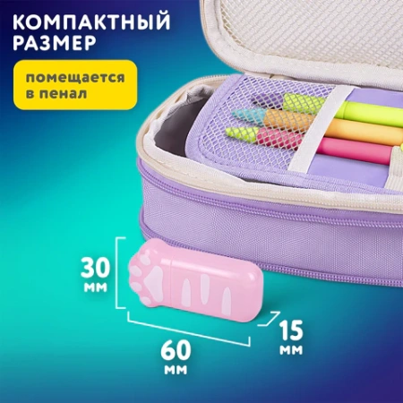 Корректирующая лента BRAUBERG KIDS "ЛАПКИ", 5 мм х 6 м, ВЫГОДНАЯ УПАКОВКА 2 штуки в блистере, 272498 - МСК «Форвард»