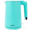 Чайник электрический с двойными стенками SONNEN KT-8719M, 1,5 л, 2200 Вт, мятный, 454694 - МСК «Форвард»
