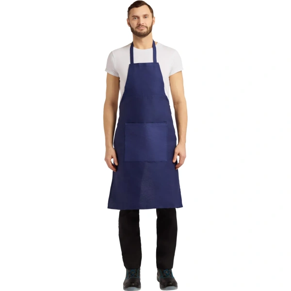 Фартук Диагональ тёмно-синий 101 см хлопок 93765