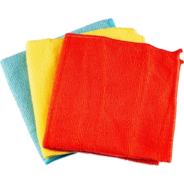 Салфетки хозяйственные микрофибра 30x30 см 180 г/кв.м комплект 3 штуки N3030X180X3 1604397 - МСК «Форвард»