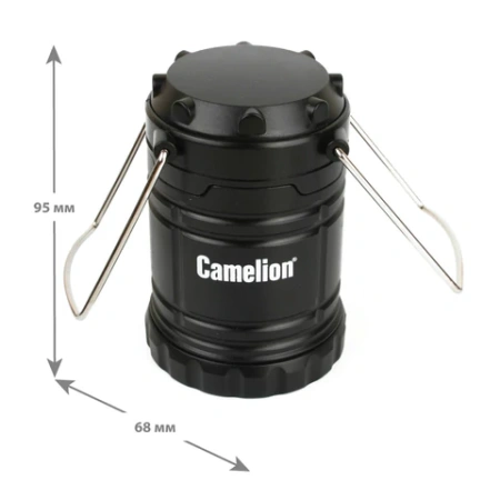 Фонарь туристический CAMELION 3Вт LED, питание 3xAAА (не в комплекте), контейнер и магнит, LED5632 238276 - МСК «Форвард»