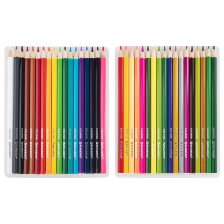 Карандаши цветные мягкие BRAUBERG АКАДЕМИЯ, 36 цветов, шестигранные, грифель 3 мм, натуральное дерево, 181867 - МСК «Форвард»