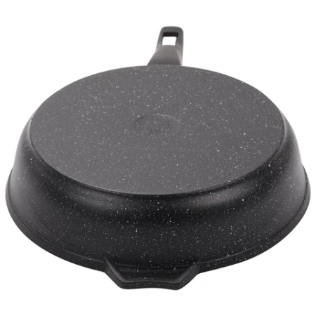 Сковорода 26 см, съемная soft-touch ручка, крышка, антипригарное покрытие, МЕЧТА "Гранит Black", с026802 700716 - МСК «Форвард»