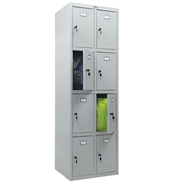 Шкаф металлический для сумок ПРАКТИК "LS-24" восьмисекционный (в1830*ш575*г 500мм;33кг), разборный L 290363