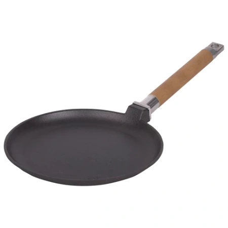 Сковорода блинная чугунная 22 см со съемной ручкой (подходит для индукции), ГАРДАРИКА, 0822 700727 - МСК «Форвард»