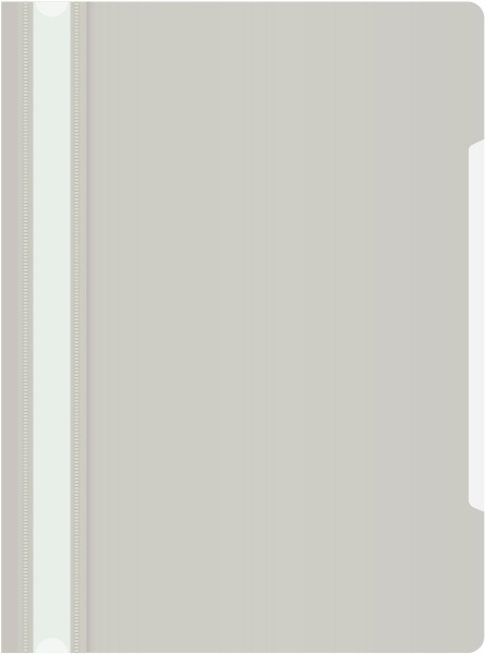 Скоросшиватель Бюрократ пластик PS20GREY A4 прозрач.верх.лист серый 0.12/0.16 - МСК «Форвард»