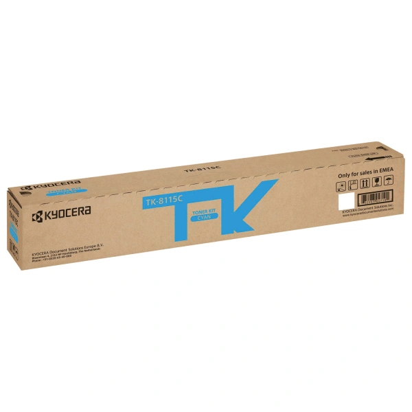 Тонер-картридж KYOCERA (TK-8115C) M8124cidn/M8130cidn, голубой, ресурс 6000 стр, оригинальный. 1T02P 363062 ПОД ЗАКАЗ 8 ДНЕЙ