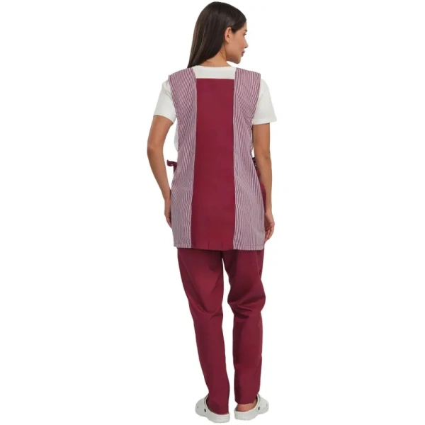 Костюм для горничных и уборщиц у08-СБР бордовый (размер 104-108 (52-54), рост 170-176) 292962 - МСК «Форвард»