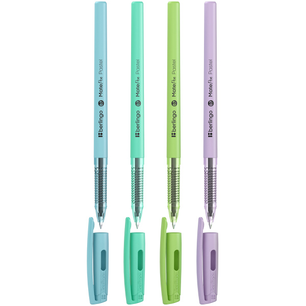 Ручка шариковая Berlingo "MatePen Pastel" синяя, 0,7мм CBp_70947_12 388587 - МСК «Форвард»