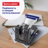 Дырокол металлический МОЩНЫЙ BRAUBERG "EXTRA Heavy duty", до 110 листов, черно-синий, 272721 - МСК «Форвард»