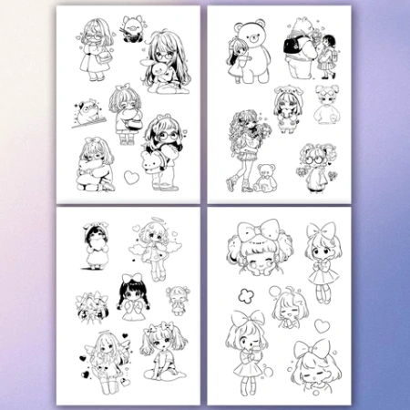 Стикербук РАСКРАСЬ И НАКЛЕЙ А5, 16 листов, 100 стикеров, на гребне, BRAUBERG, "Для девочек", 666049 - МСК «Форвард»