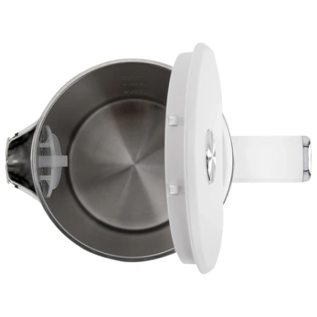 Чайник с двойными стенками, терморегулятором и дисплеем BRASSON (БРАССОН) KT-264, 1,5 л, 2200 Вт, 7 температурных режимов, белый, 455193 - МСК «Форвард»