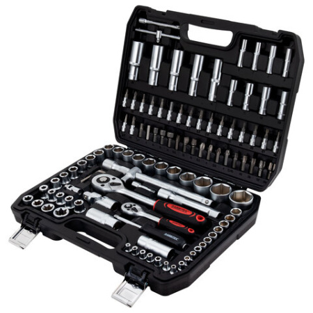 Набор инструментов для автомобиля, 108 предметов, пластиковый кейс, RABBITEX, 671339  - МСК «Форвард»