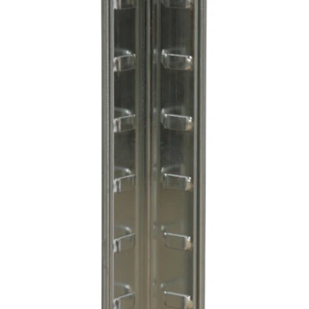 Стеллаж металлический BOOMHOUSE (БУМХАУС) безболтовой, 1800x750x350 мм, 5 полок МДФ, нагрузка на стеллаж до 875 кг, серебристый, 291411 - МСК «Форвард»