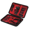 Универсальный набор для маникюра и педикюра 18 в 1 в футляре, STANDARD, черный карбон, WBZ (ВБЗ), 609487 - МСК «Форвард»