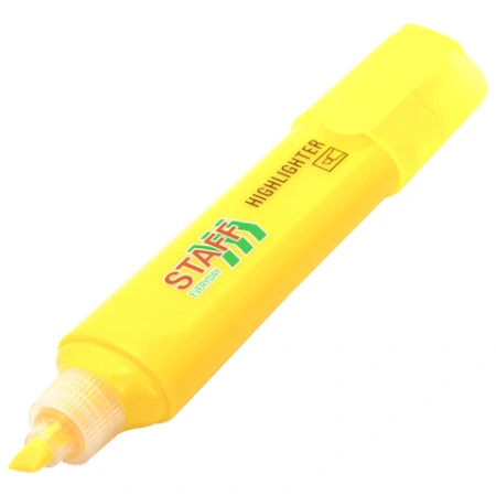 Текстовыделитель STAFF "EVERYDAY HL-720", ЖЕЛТЫЙ, линия 1-5 мм, скошенный наконечник, 152553 - МСК «Форвард»