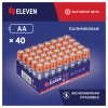 Батарейка Eleven AA (LR6) КОМПЛЕКТ 40шт алкалиновая, OS40 301749 - МСК «Форвард»