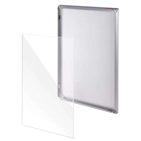 Рамка настенная с "клик"-профилем А2 (420х594 мм), алюминиевый профиль, BRAUBERG "Extra", 238222 - МСК «Форвард»