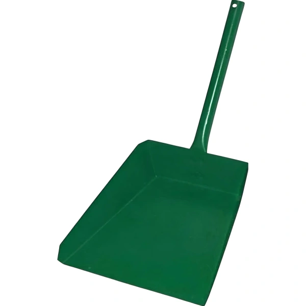 Совок для мусора металл окрашенный с металлической ручкой 8534 (ширина 18 см, ручка 15.3 см) 1770185 - МСК «Форвард»