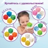 Тактильные кубики, сенсорные игрушки развивающие с функцией сортера, ЭКО, 10 штук, ЮНЛАНДИЯ, 664703 - МСК «Форвард»