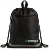 Мешок для обуви 1 отделение Berlingo "Basic black", 360*460 мм, светоотражающая лента, карман на молнии, полиэстер, черный BR-MS-040603 389690 - МСК «Форвард»
