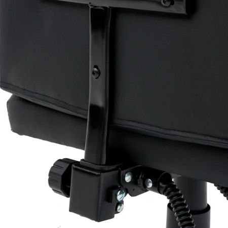 Кресло офисное CROMEX (КРОМЕКС) "Chill MS-005", с функцией вибромассажа, подножка, экокожа, черное, 532958 - МСК «Форвард»