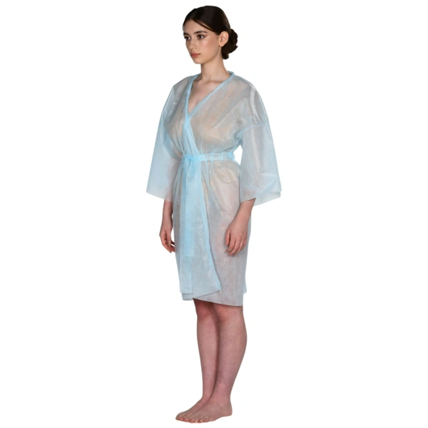Халат-кимоно с рукавами голубой ЧИСТОВЬЕ КОМПЛЕКТ 5 шт. СМС,  02-190 630885