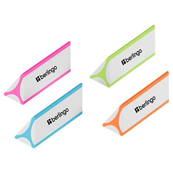 Ластики Berlingo "Triangle Pro", треугольный, скошенный, 57*16*16мм термопластичная резина BLc_00360 256302