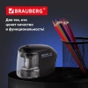 Точилка электрическая BRAUBERG "ORIGINAL", питание 220 В/4 батарейки АА, фрезерный механизм, 227565 - МСК «Форвард»
