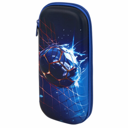 Пенал BRAUBERG, 1 отделение, 1 откидная планка, EVA, 22х10х5 см, "Score goal", 273511 - МСК «Форвард»