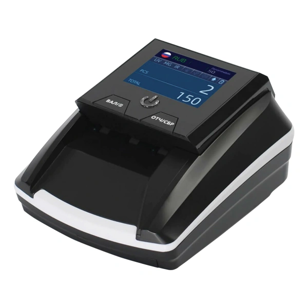 Детектор банкнот MERTECH D-20A TFT, автоматический, ИК, МАГНИТНАЯ детекция, АКБ, черный 5038 290804