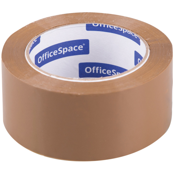 Клейкая лента упаковочная OfficeSpace, 48мм*100м, 45мкм, темная, ШК КЛ_18610 255780 - МСК «Форвард»