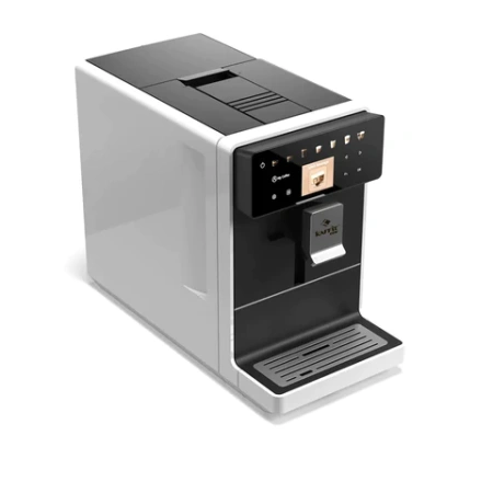 Кофемашина KAFFIT A5, 1400 Вт, объем 1,3 л, емкость для зерен 200 г, автокапучинатор, белая, A5 White 456544 - МСК «Форвард»