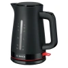 Чайник BOSCH TWK3M123, 1,7 л, 2400 Вт, закрытый нагревательный элемент, пластик, черный 458591 - МСК «Форвард»