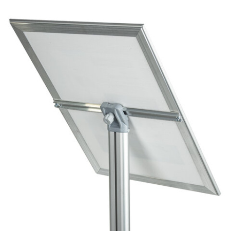 Стойка информационная напольная А3 с алюминиевым "клик"-профилем (297х420 мм) BRAUBERG "Extra", 238225 - МСК «Форвард»