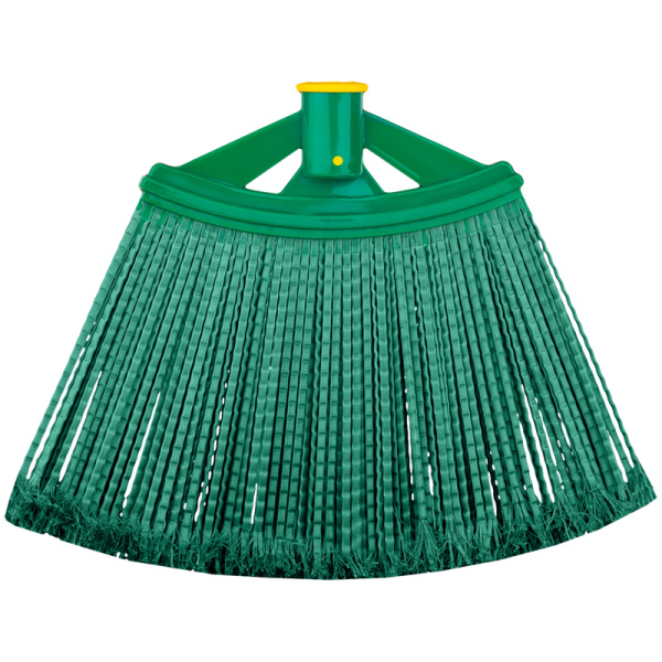 Метла Vega, для улицы, веерная, плоская распушенная, с деревянным черенком 120см 360672 - МСК «Форвард»