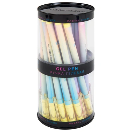 Ручка гелевая BRAUBERG GRADE PASTEL, СИНЯЯ, игольчатый узел 0,5 мм, линия письма 0,3 мм, 144284 - МСК «Форвард»