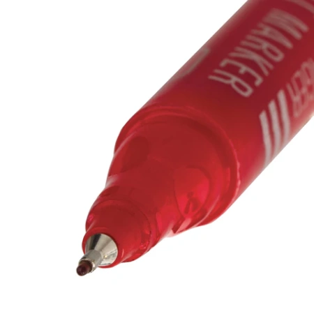 Маркер перманентный двусторонний STAFF "Manager" PM-625, КРАСНЫЙ, наконечники 0,8 мм/2,2 мм, 151627 - МСК «Форвард»