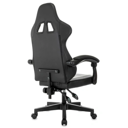 Кресло компьютерное BRABIX "Shooter GM-123", 2 подушки, экокожа, черное/белое, 533191 минпромторг - МСК «Форвард»