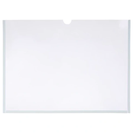 Карманы информационные самоклеящиеся, А4, горизонтальные, КОМПЛЕКТ 10 шт., ПЭТ, 0,3 мм, STAFF, 291281 - МСК «Форвард»