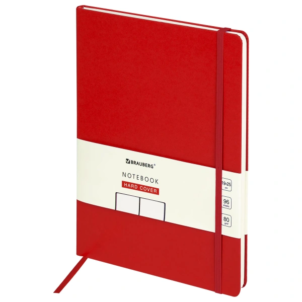 Блокнот-скетчбук БОЛЬШОЙ 190х250 В5, BRAUBERG ULTRA, 80г/м2, 96л, без линовки, красный, 113066