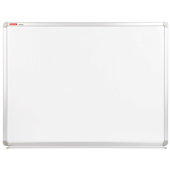 Доска магнитно-маркерная 90х120см, улучшенная алюм.рамка, ГАРАНТИЯ 10 ЛЕТ, BRAUBERG Premium, 231715