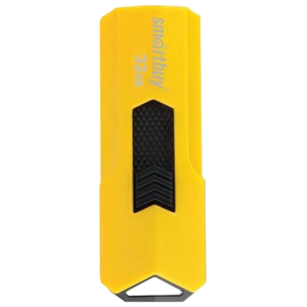 Флеш-диск 32GB SMARTBUY Stream USB 2.0, желтый, SB32GBST-Y 513074