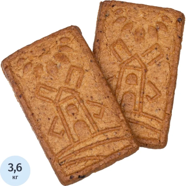 Печенье Коломенское злаковое овсяное хрустящее томленое в печи 3.6 кг 1444 2081985 - МСК «Форвард»