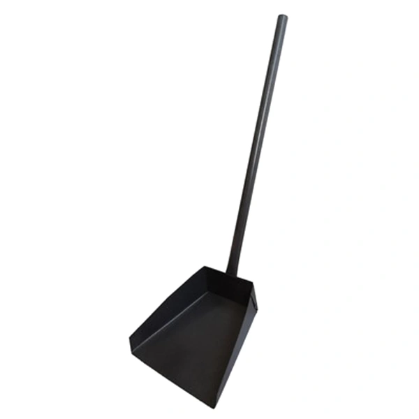 Совок для мусора металлический, высокая ручка, длина 100см, порошковая окраска, цвет ассорти, 601832